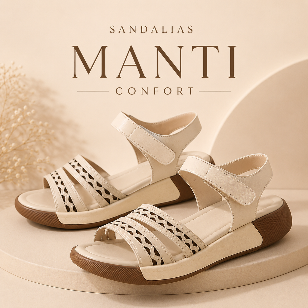 SANDALIA MANTI CONFORT , SUAVIDAD Y LIJERESA EN TUS PIES