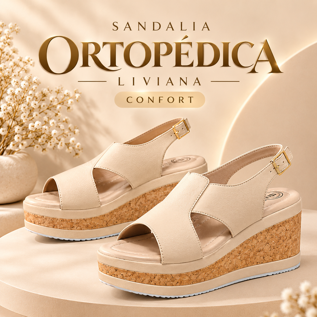SANDALIA ORTOPÉDICA CONFORT, LO QUE TUS PIES DESEAN